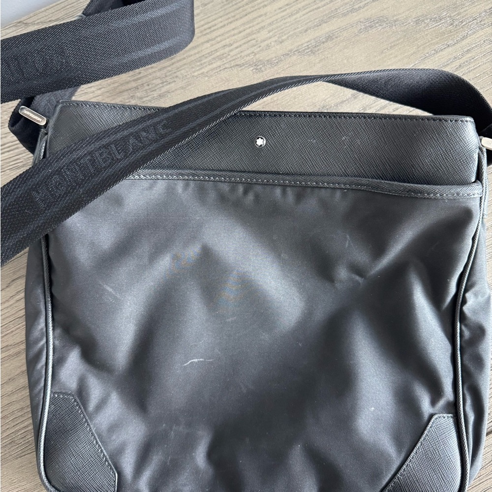 Montblanc Black Messenger Bag for Men